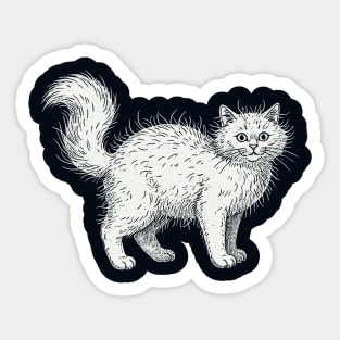 furry cat Sticker